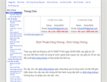 Tablet Screenshot of dichthuatgiare.net